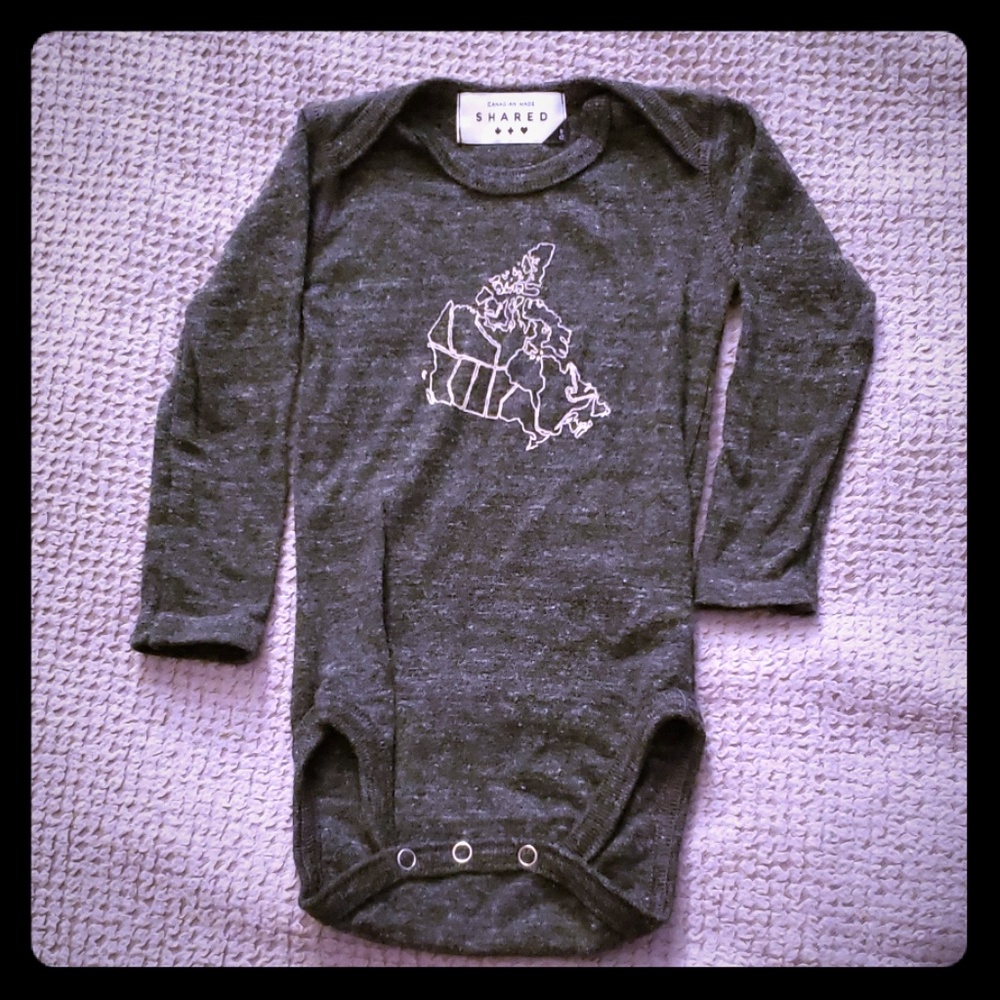 Map of Canada Onesie